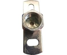 FIX-PRO pagrindo flanšas su privirinta 1/2 colio įvore, 80x25 mm, medžiaga 3 mm, galvanizuota