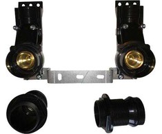 FIX-PRO Multibox jungiamoji dėžutė, dviguba, daloma 15–2,5 mm skersmens, su „Torx 20“ varžtais. VA patvirtinta mūrui, tinkui ir lengvoms pertvaroms.