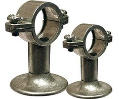 FIX-PRO cinko vamzdžio laikiklis 1/2"x30 mm su sieniniu flanšu. Tinka 18 mm įdėklams ir 13-16 bei 19 mm prailginimams.