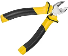 Fixpoint 77151, Šoninės replės, Juoda, Geltona, 160 mm