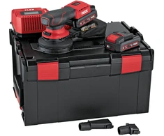 Flex Tools Ekscentrinis šlifuoklis „Flex ORE 2-125 18-EC“ – 2,5 Ah komplektas