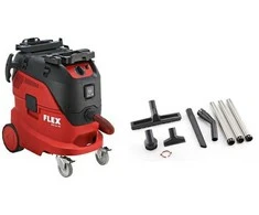 Flex Tools „Flex VCE 44 M AC“ rinkinys, sausam skalbimui, juodas, raudonas, PES, M, sagos, 42 l