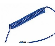 Flowconcept PUR spiralinė žarna 6,5/10,0 mm - 6 m darbinis ilgis, įskaitant jungtį ir antgalį, mėlyna