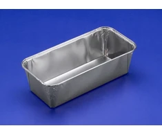 Foliebakke, Plus Pack, 1-Compartments Rektangulær 1500 ml,251x122x68mm aliuminio, aliuminio, Heavy p