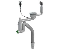 Franke virtuvės kriauklės sifono komplektas su pakeliamu filtru ir 1 dubeniu