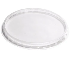 Færch Dangteliai plastikiniams puodeliams 10 skaidrūs PP Ø105x8mm 100 vnt./pak. - (100 vnt.)