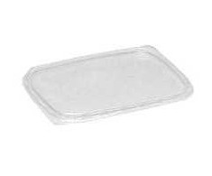 Færch Plastikinis dangtis stačiakampis 108 x 81 mm PP salotų dubenėliams, 10 pakelių x 100 vnt./kartonas