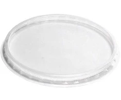 Færch Dangteliai plastikiniams puodeliams 10 skaidrūs PP Ø105x8mm 100 vnt./pak. - (100 vnt.)