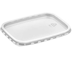Færch Plastikinis dangtis M68 stačiakampis, L144.4 x W107.6 x H6.7 mm, APET skaidrus, skirtas M68 serijai, 560 vnt. x 1 vnt./kartonas