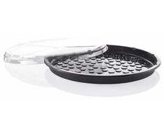 Færch Picos padėklas apvalus plastikinis C-PET 120 vnt./indėlyje Ø320mmx25mm
