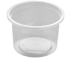 Færch Padažo indelė 100 ml Ø72x45 mm PP pusiau permatoma, 20 vnt. x 50 vnt./kartono