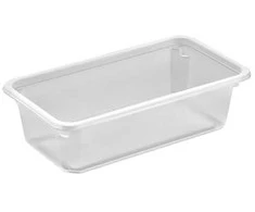 Færch Plastikinis padėklas K2182-1F PP 178x98x50mm 605ml 608vnt/indelis - (608 vnt.)