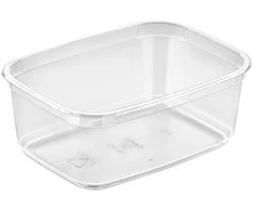Færch Plastikinis padėklas M 68-50 APET skaidrus 142x105x56mm 500ml 560vnt/indelis - (560 vnt.)
