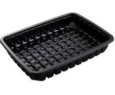 Færch Dėklas M2270-43S 268x194x43 mm PP juodas, 276 vnt./kartoninėje dėžėje