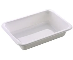 Færch Dėklas 1 skyriaus 2171-1K 500 ml 171x127x35 mm CPET baltas 720 vnt./dėžėje