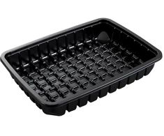 Færch Dėklas M2270-43S 268x194x43 mm PP juodas, 276 vnt./kartoninėje dėžėje