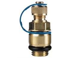 Frese Slėgio išėmimo nipolis DN8 32 mm mėlynas