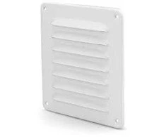 Ventiliatorius FRESH Metalinės grotelės 155x155 mm baltos 471656