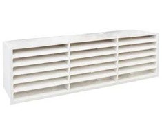 FRESH Šviežia plastikinė sistema. Stačiakampis galinis dangtelis/galinis pagrindas 204x60 mm.