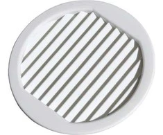 FRESH Spintelės grotelės ø50mm baltos 4 vnt.