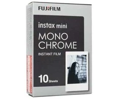 Fuji INSTAX mini juosta. 10 nuotraukų. Nespalvota.