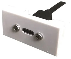 FULL Garbot F22 USB-C modulis. Lizdas/Lizdas - 20 cm, baltas, 45 mm, 22,5 mm