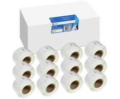 12x G&amp;G etikečių, 28 mm x 89 mm, su užsegimu. m. Dymo 99010/ s0722370