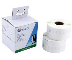 G&amp;G etiketės 36 mm x 89 mm sw-ws Comp. m. Dymo 99012/s0722400