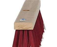 Gatvės šluota, medinė, Vikan, 530 mm, su skylute, 2520H
