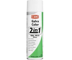 GALVACOLOR koroziją slopinantys dažai su dvigubu efektu, grynai balti RAL 9010 CRC GALVACOLOR (20587-AA) Skaidriai balti (RAL 9010) 500 ml
