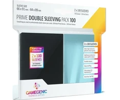 Gamegenic Gamegenic: Prime dvigubas išplovimo rinkinys (66x91 mm / 64x89 mm) 2x100 vienetų