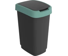 Garbage bag Rotho Twist 25L juodas dark žalias