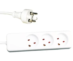 Garbot Plast maitinimo laidas 3 lizdai 7 m Baltas (24155123-7EE)