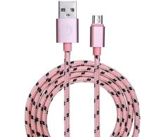Garbot C-05-10196, 1 m, USB A, Micro-USB B, Rožinė