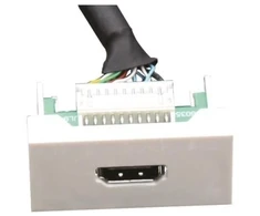Kabelis FULL Modulis HDMI FULL F22 F/F 20 cm Baltas HS196, FA-2420-HDMI-F/F-P-20CM