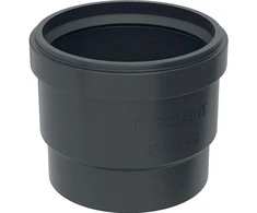 Geberit 367.779.16.3 PE mova su lūpine sandarikliu 110 mm, juoda