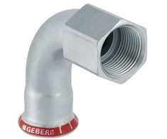 Geberit alkūnė ANGLINIS PLIENAS 90ST.GW 28-1