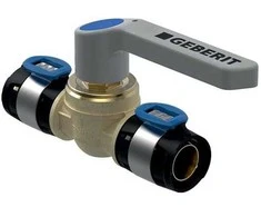 Geberit Geb.FLOWFIT rutulinis vožtuvas 20 mm - 20 mm su rankena
