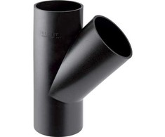 Geberit PE vamzdžio trišakis/alkūnė 45° ø110x63mm suvirinimui