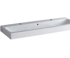 Praustuvas Geberit, iCon, 120x48.5 cm, su 2 maišytuvo skylėm