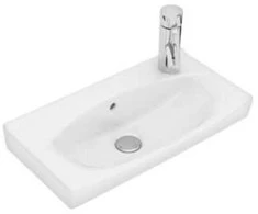 Geberit Ifö Spira kriauklė tiesi 51,5 cm - 15087 montavimas ant atramų maišytuvo skylė dešinėje gylis 148