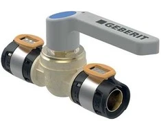 Geberit Rutulinio vožtuvo presas Flowfit 63 mm su trumpa rankena