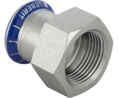 Geberit „Mapress Nerūdijantis plienas“ – pereinamoji jungtis su vidiniu sriegiu d28-Rp1/2 [5] – 31807