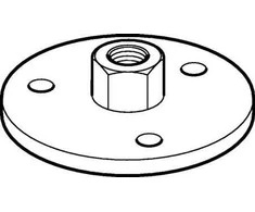 Geberit PŁYTKA MONTAŻ. GW1/2" OKRĄGŁA (KAN.H