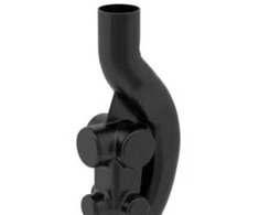Geberit PEHD JUNGTIS SOVENT 110X110X75 (HDPE CHAN