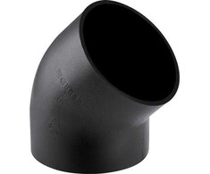 Geberit PE alkūnė 45o 110mm (367.045.16.1)