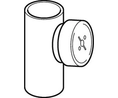 Geberit CZYSZCZAK PEHD 63/90ST.OKRĄG.(KAN.HDPE)