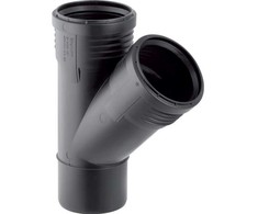 Geberit Tylus PP atšakinis vamzdis 45 laipsnių Ø 50-40 mm
