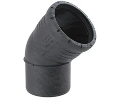 Geberit „Silent-Pro“ alkūnė: 45°, skersmuo = 75 mm
