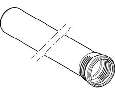 Geberit Silent-Pro vamzdis 1 mova 90x1000 mm